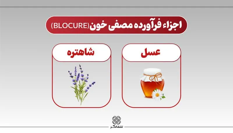 اجزاء اصلي فرآورده مصفي خون بلاكيور شفانگر