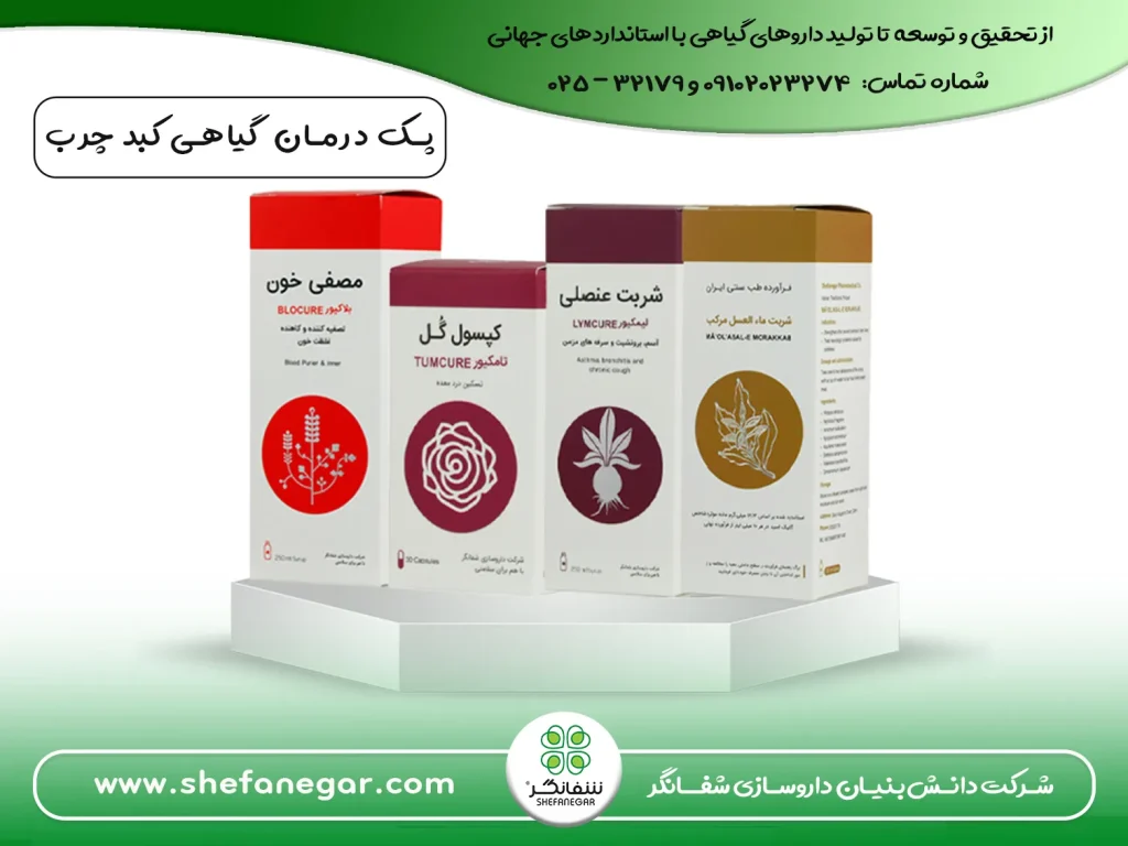 پک-درمان-گیاهی-کبد-چرب--شفانگر